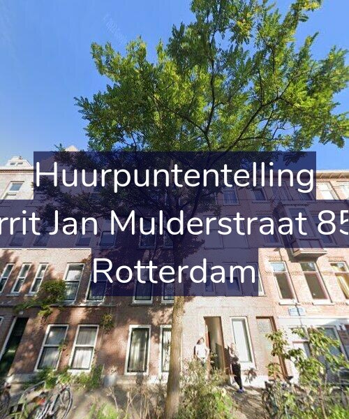 Foto gevel Huurpuntentelling voor Gerrit Jan Mulderstraat 85-B, Rotterdam