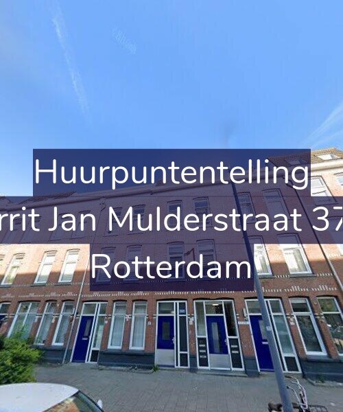 Foto gevel Huurpuntentelling voor Gerrit Jan Mulderstraat 37-B, Rotterdam