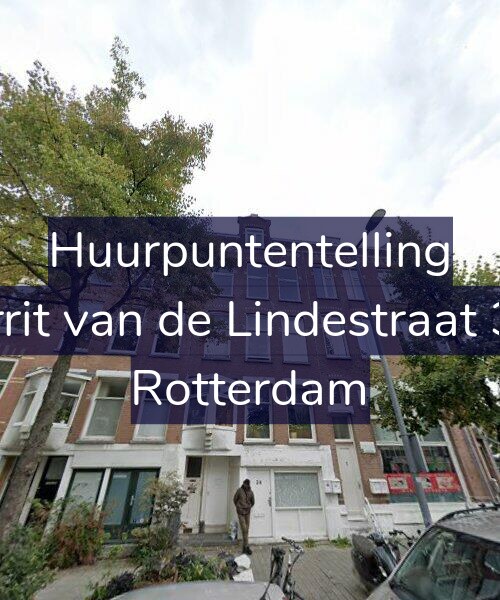 Foto gevel Huurpuntentelling voor Gerrit van de Lindestraat 3-A, Rotterdam