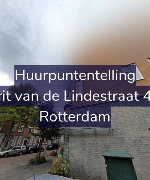 Foto gevel Huurpuntentelling voor Gerrit van de Lindestraat 45-B, Rotterdam