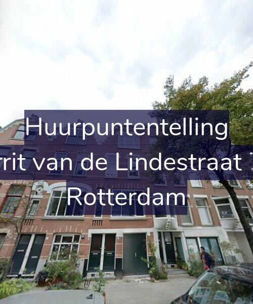Foto gevel Huurpuntentelling voor Gerrit van de Lindestraat 7-B, Rotterdam