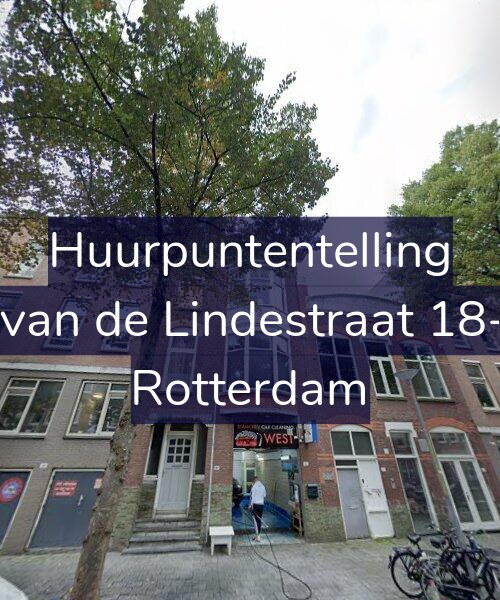 Foto gevel Huurpuntentelling voor Gerrit van de Lindestraat 18-A02A, Rotterdam