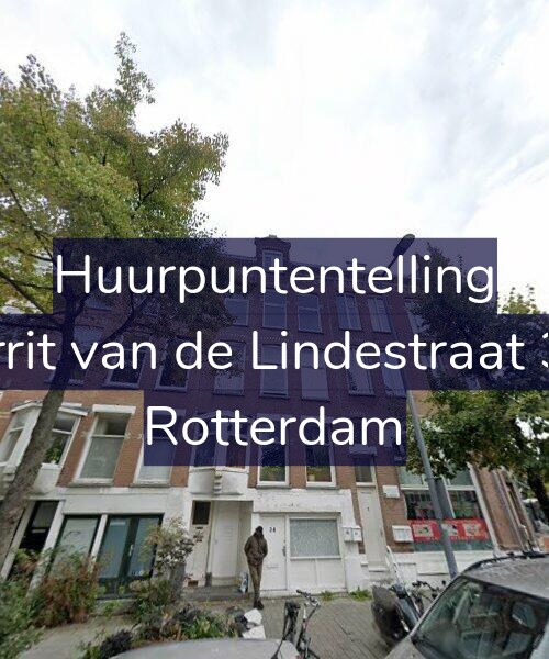 Foto gevel Huurpuntentelling voor Gerrit van de Lindestraat 3-C, Rotterdam