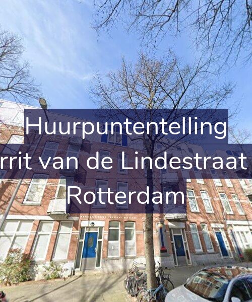 Foto gevel Huurpuntentelling voor Gerrit van de Lindestraat 81, Rotterdam