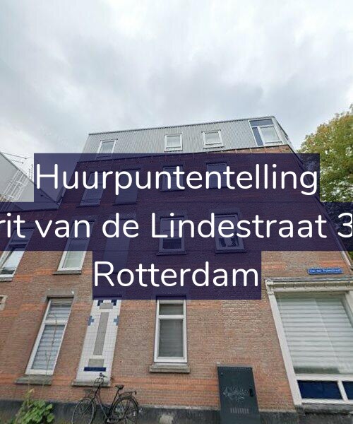 Foto gevel Huurpuntentelling voor Gerrit van de Lindestraat 38-C, Rotterdam