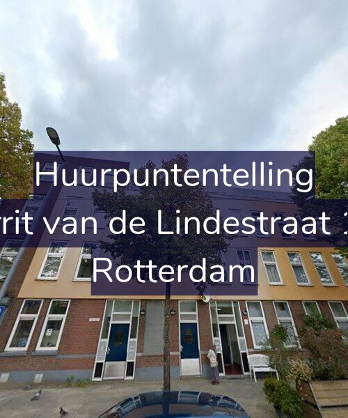 Foto gevel Huurpuntentelling voor Gerrit van de Lindestraat 123, Rotterdam