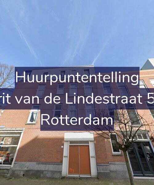 Foto gevel Huurpuntentelling voor Gerrit van de Lindestraat 56-A, Rotterdam