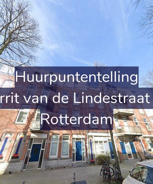 Foto gevel Huurpuntentelling voor Gerrit van de Lindestraat 79, Rotterdam