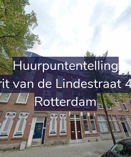 Foto gevel Huurpuntentelling voor Gerrit van de Lindestraat 40-B, Rotterdam