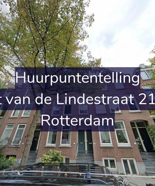 Foto gevel Huurpuntentelling voor Gerrit van de Lindestraat 21-A01, Rotterdam