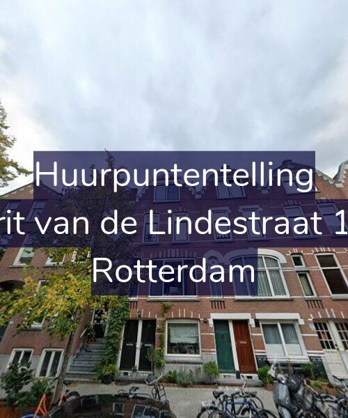Foto gevel Huurpuntentelling voor Gerrit van de Lindestraat 17-B, Rotterdam