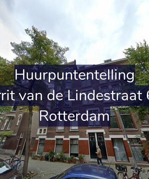 Foto gevel Huurpuntentelling voor Gerrit van de Lindestraat 6-A, Rotterdam