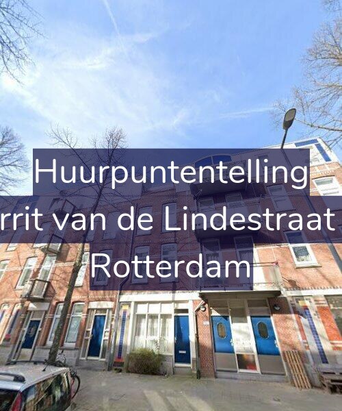 Foto gevel Huurpuntentelling voor Gerrit van de Lindestraat 77, Rotterdam