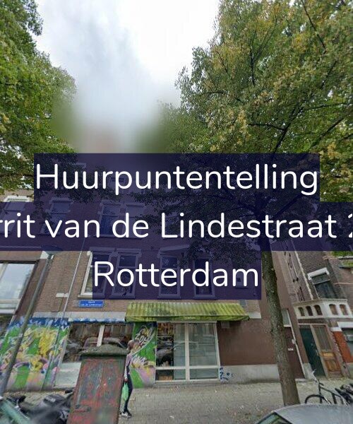Foto gevel Huurpuntentelling voor Gerrit van de Lindestraat 2-A, Rotterdam