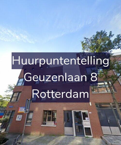 Foto gevel Huurpuntentelling voor Geuzenlaan 8, Rotterdam