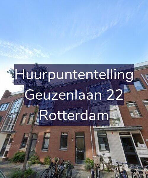 Foto gevel Huurpuntentelling voor Geuzenlaan 22, Rotterdam