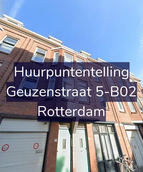 Foto gevel Huurpuntentelling voor Geuzenstraat 5-B02, Rotterdam