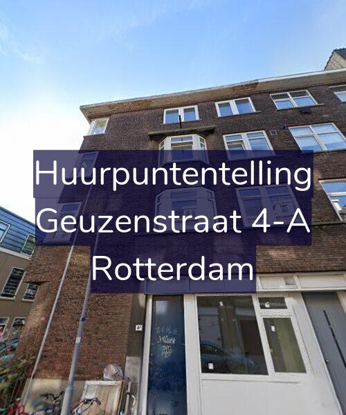 Foto gevel Huurpuntentelling voor Geuzenstraat 4-A, Rotterdam