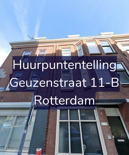 Foto gevel Huurpuntentelling voor Geuzenstraat 11-B, Rotterdam