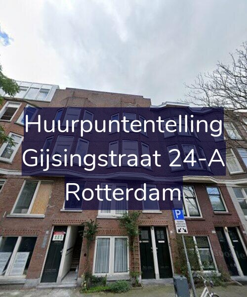 Foto gevel Huurpuntentelling voor Gijsingstraat 24-A, Rotterdam