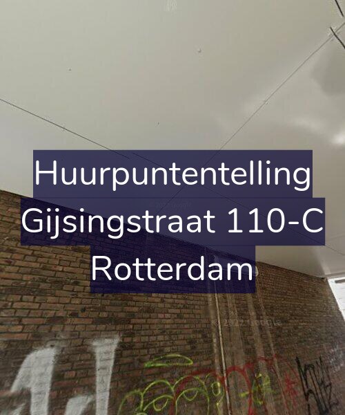Foto gevel Huurpuntentelling voor Gijsingstraat 110-C, Rotterdam