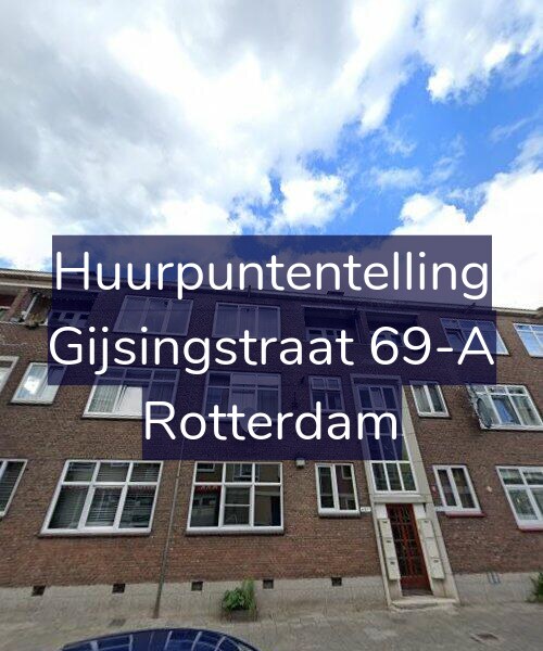 Foto gevel Huurpuntentelling voor Gijsingstraat 69-A, Rotterdam