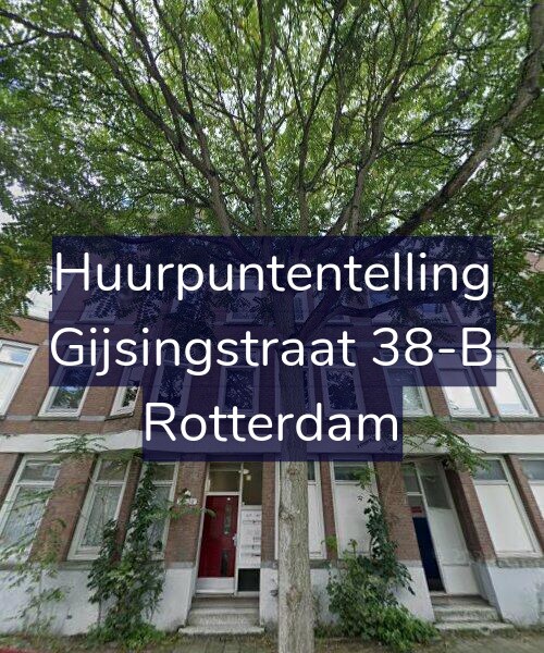 Foto gevel Huurpuntentelling voor Gijsingstraat 38-B, Rotterdam