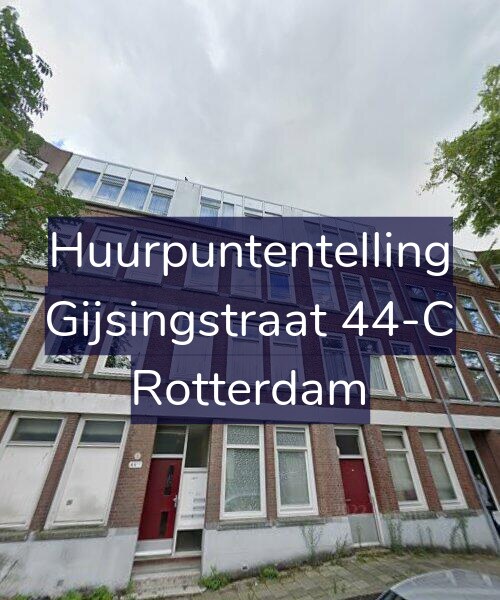 Foto gevel Huurpuntentelling voor Gijsingstraat 44-C, Rotterdam