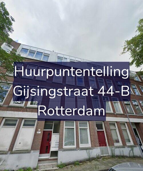 Foto gevel Huurpuntentelling voor Gijsingstraat 44-B, Rotterdam