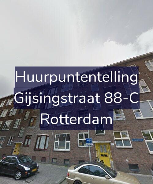 Foto gevel Huurpuntentelling voor Gijsingstraat 88-C, Rotterdam