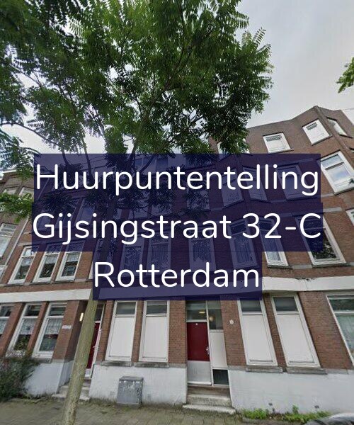 Foto gevel Huurpuntentelling voor Gijsingstraat 32-C, Rotterdam