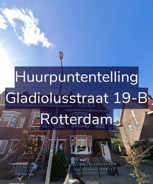 Foto gevel Huurpuntentelling voor Gladiolusstraat 19-B, Rotterdam