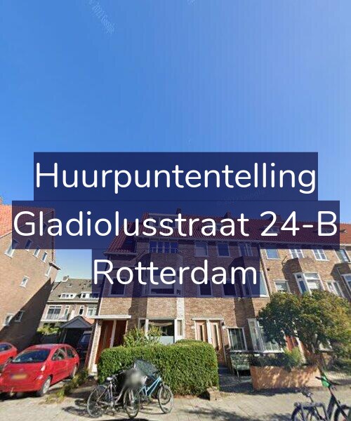 Foto gevel Huurpuntentelling voor Gladiolusstraat 24-B, Rotterdam
