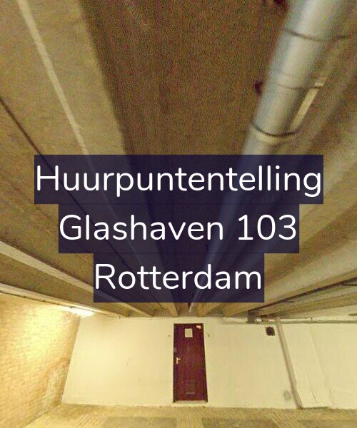 Foto gevel Huurpuntentelling voor Glashaven 103, Rotterdam
