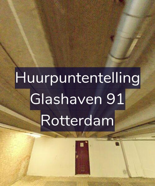Foto gevel Huurpuntentelling voor Glashaven 91, Rotterdam