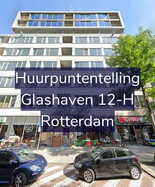Foto gevel Huurpuntentelling voor Glashaven 12-H, Rotterdam