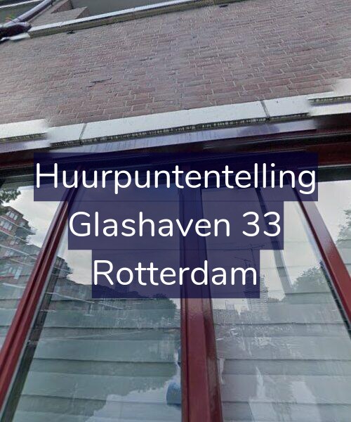 Foto gevel Huurpuntentelling voor Glashaven 33, Rotterdam