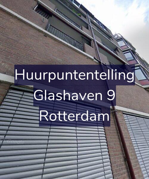 Foto gevel Huurpuntentelling voor Glashaven 9, Rotterdam