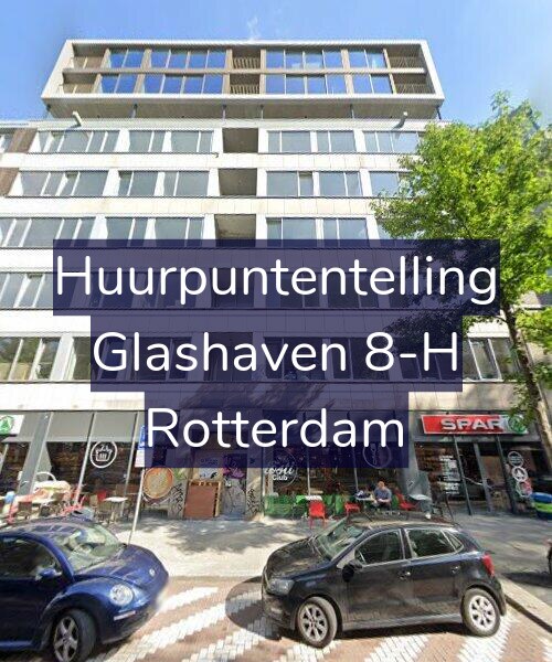 Foto gevel Huurpuntentelling voor Glashaven 8-H, Rotterdam