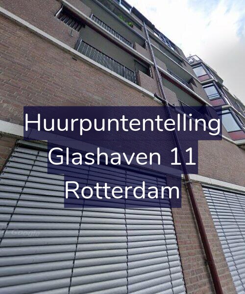Foto gevel Huurpuntentelling voor Glashaven 11, Rotterdam