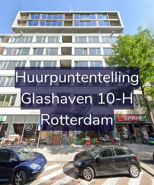 Foto gevel Huurpuntentelling voor Glashaven 10-H, Rotterdam