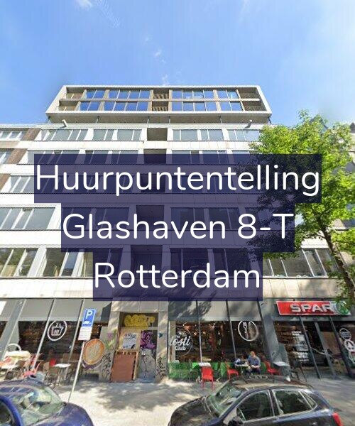 Foto gevel Huurpuntentelling voor Glashaven 8-T, Rotterdam