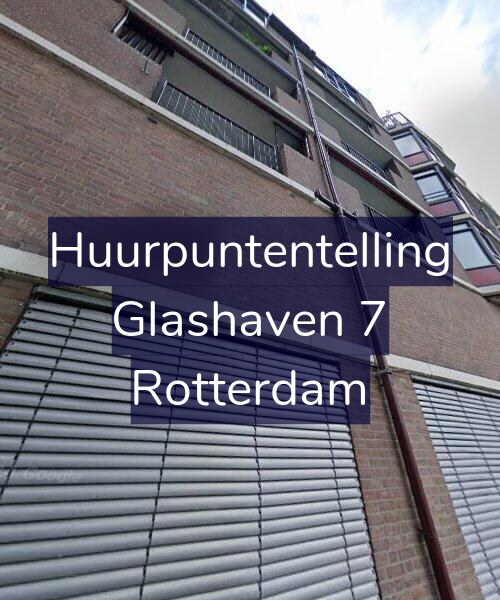 Foto gevel Huurpuntentelling voor Glashaven 7, Rotterdam