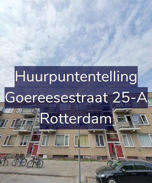 Foto gevel Huurpuntentelling voor Goereesestraat 25-A, Rotterdam