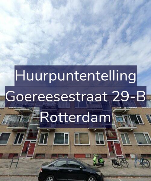 Foto gevel Huurpuntentelling voor Goereesestraat 29-B, Rotterdam