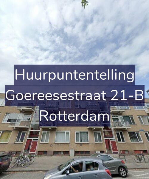 Foto gevel Huurpuntentelling voor Goereesestraat 21-B, Rotterdam
