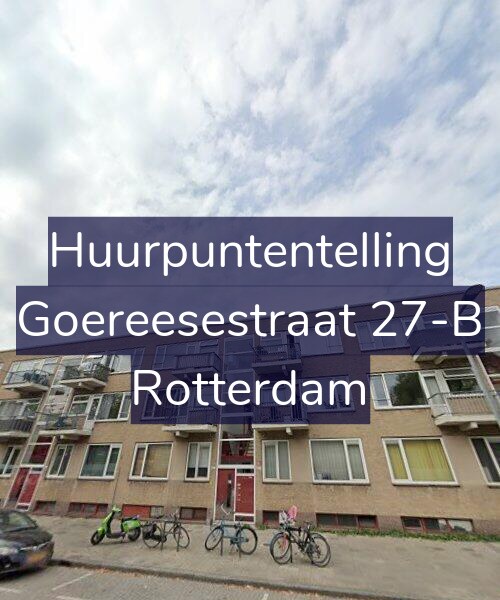 Foto gevel Huurpuntentelling voor Goereesestraat 27-B, Rotterdam