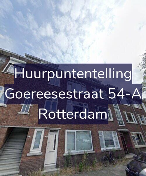 Foto gevel Huurpuntentelling voor Goereesestraat 54-A, Rotterdam