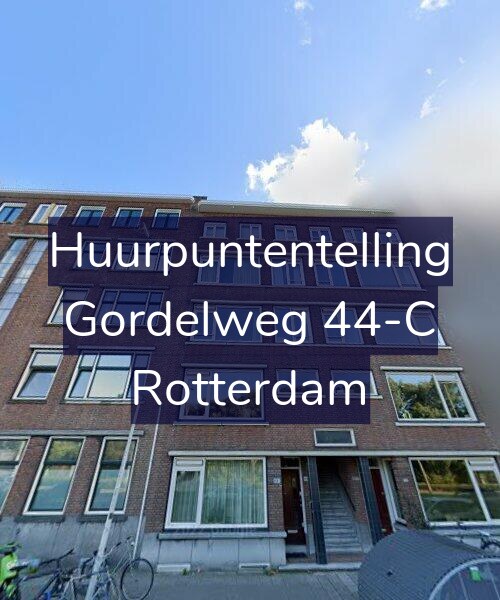 Foto gevel Huurpuntentelling voor Gordelweg 44-C, Rotterdam