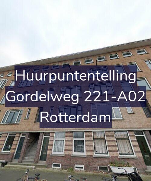 Foto gevel Huurpuntentelling voor Gordelweg 221-A02, Rotterdam
